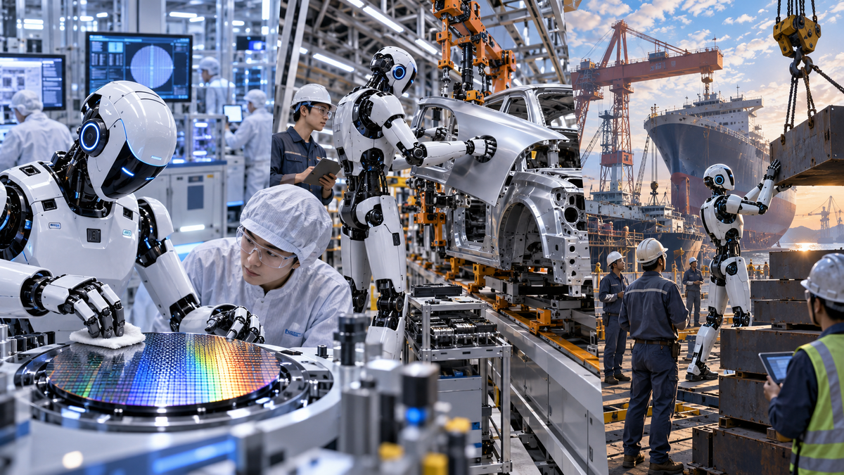 Korea Clears First Factory Test of 20 Humanoid Robots Alongside ...